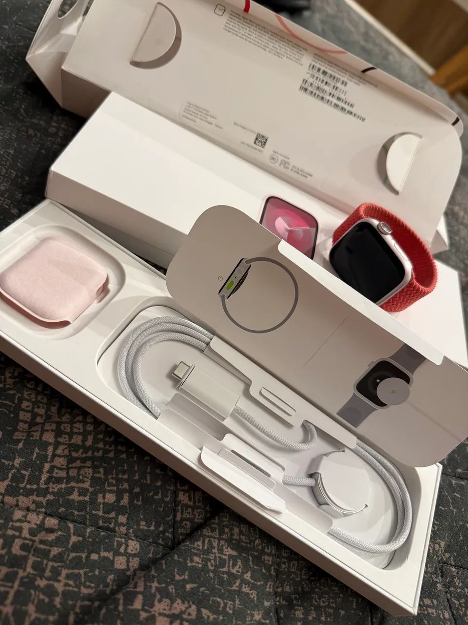 Apple Watch Series 9 41mm Rose GPS + Cellular com caixa - Excelente estado - Foto 3