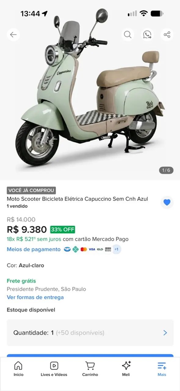 Scooter Eletrica - Foto 2