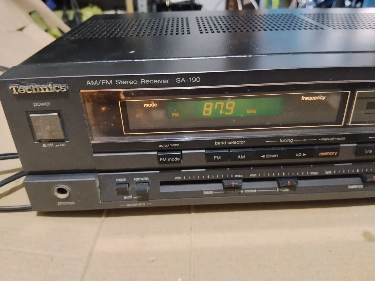Technics SA-190 é um receiver estéreo - Foto 3