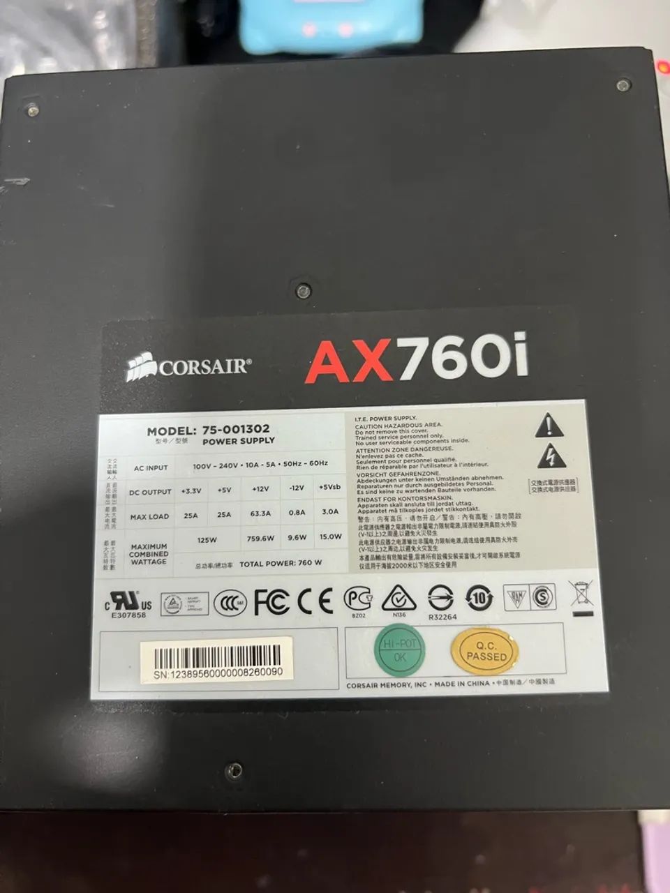 Fonte Corsair AX760i - Foto 3