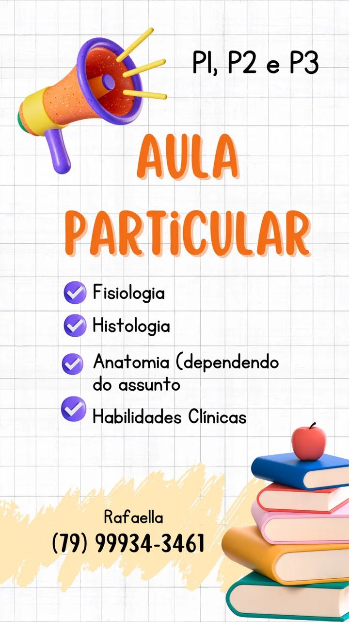 Aulas de fisiologia, HC,histologia/patologia e Anatomia