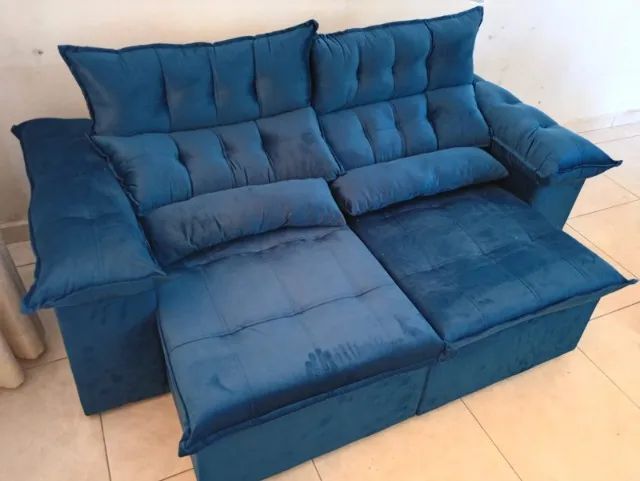 Sofá Retrátil & Reclinável 2m - Entrega em 24h + Frete Grátis SP - Foto 3