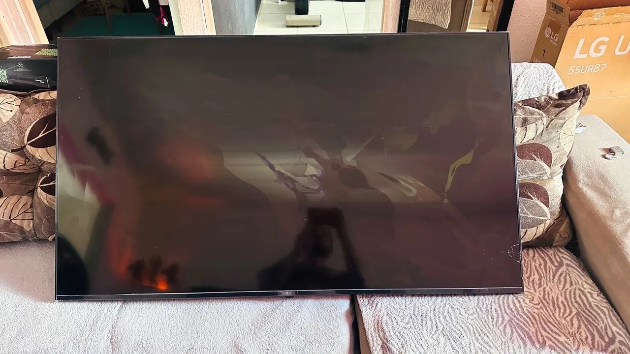 TV LG UHD AIThinQ 55 polegadas pra trocar a tela  - Foto 3