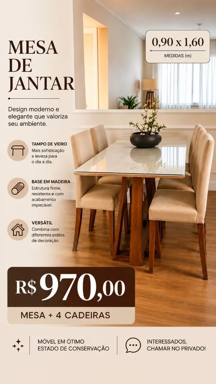 MESA DE JANTAR 