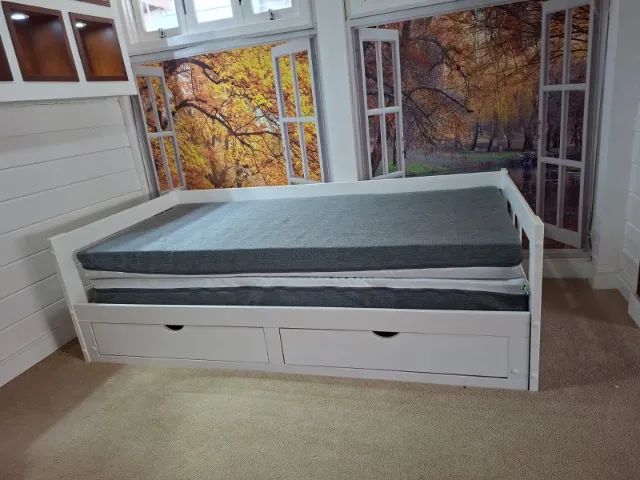 Sofá-cama com 2 colchões - Foto 4