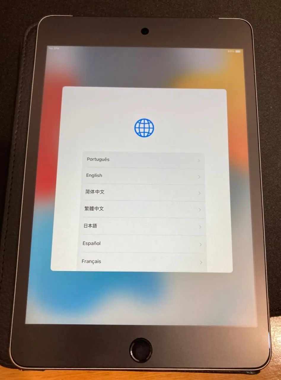 iPad Mini 4 (2015) Wi-Fi + Cellular (A1550) 128GB Cinza Espacial