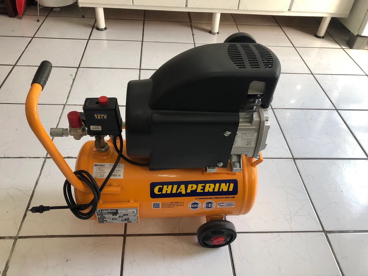 Compressor de Ar Chiaperini 127V. 21L.