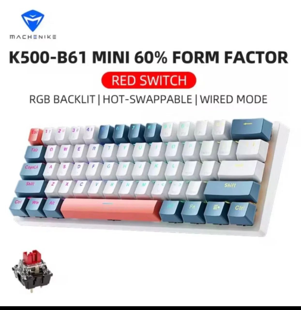 Teclado Machenike K500 Mechanical Gamer
