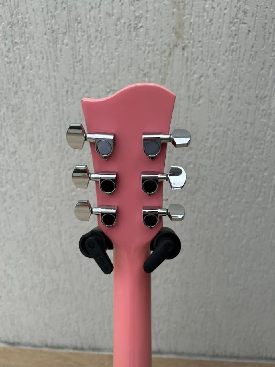 Violão Elétrico Aço Eagle Rosa - Ch11 (Usado) - Foto 4