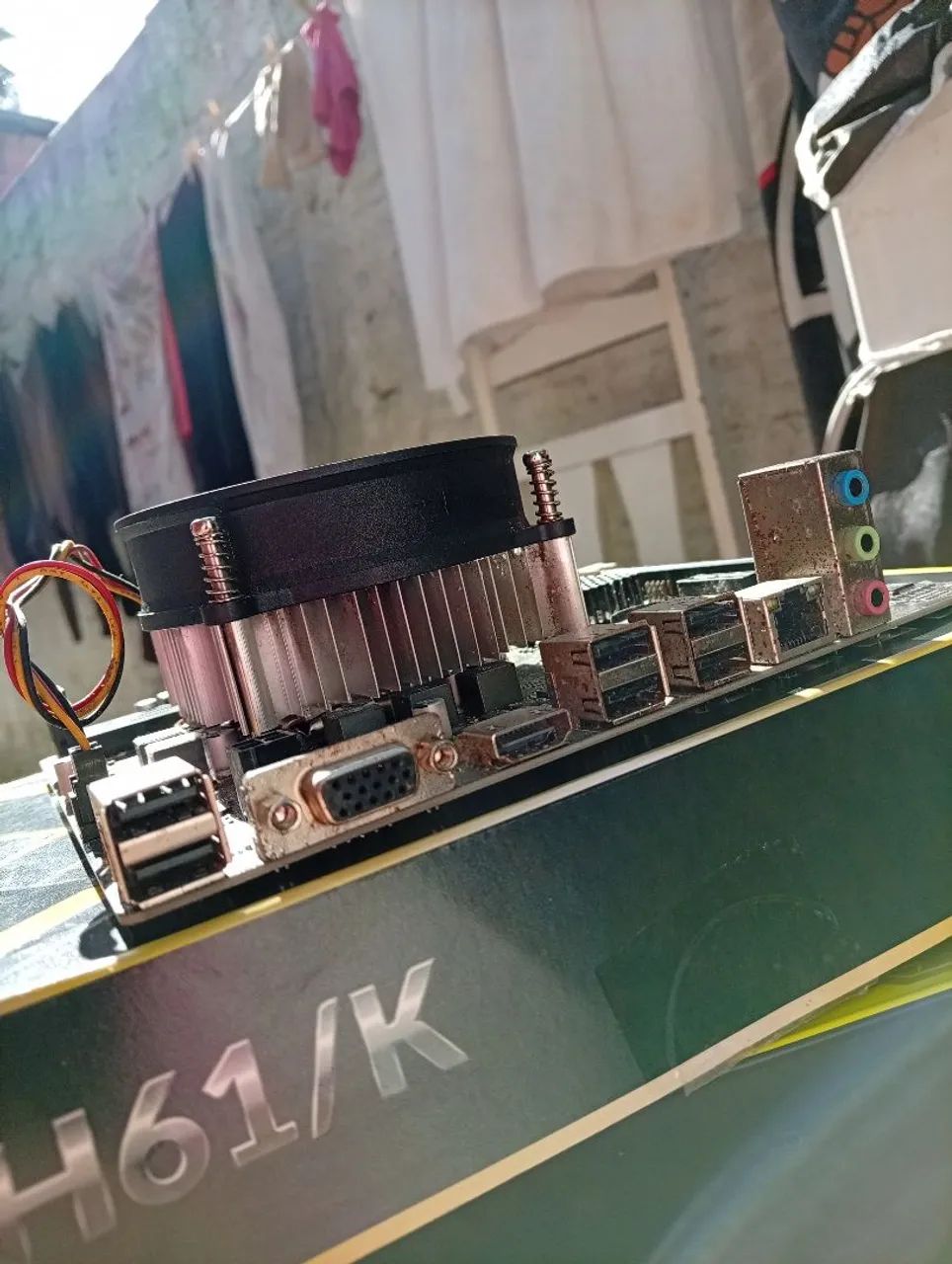 PLACA MÃE I5 2 GERAÇÃO + PROCESSADOR + COOLER  - Foto 3