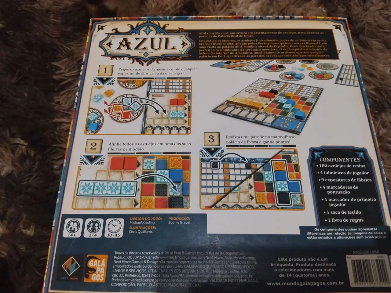 Azul jogo de tabuleiro  - Foto 2
