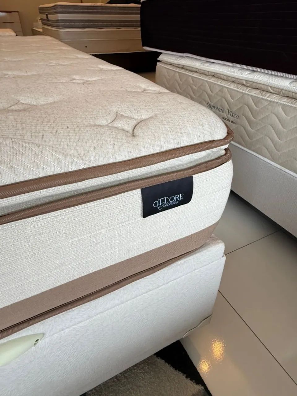 Cama box SUPER KING OTTORE TOP COM BAÚ - Entrego!  - Foto 4