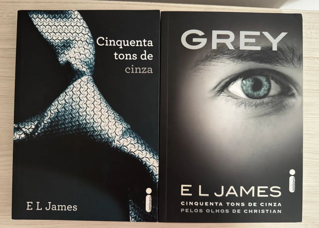 Livros Cinquenta Tons de Cinza + Grey - E.L. James