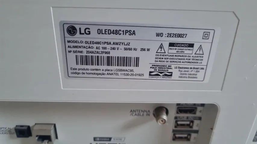 LG OLED 48C1 48" - PARA PEÇAS / CONSERTO - Foto 3