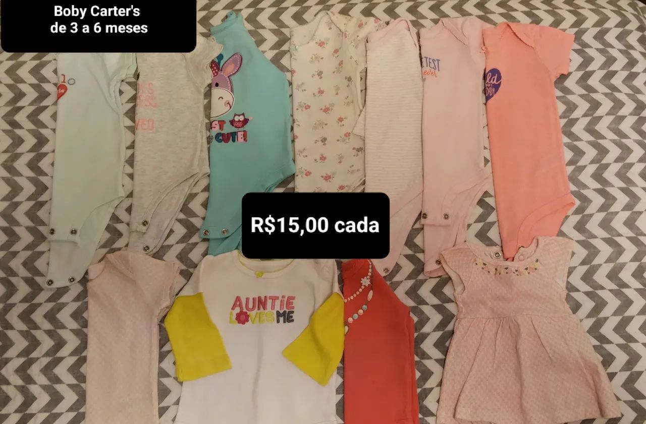 Roupinhas Carter's Menina 3 a 6 meses
