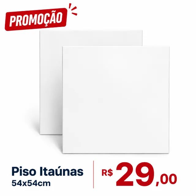 Piso Itaúnas 54x54cm - Qualidade e Elegância para sua Obra