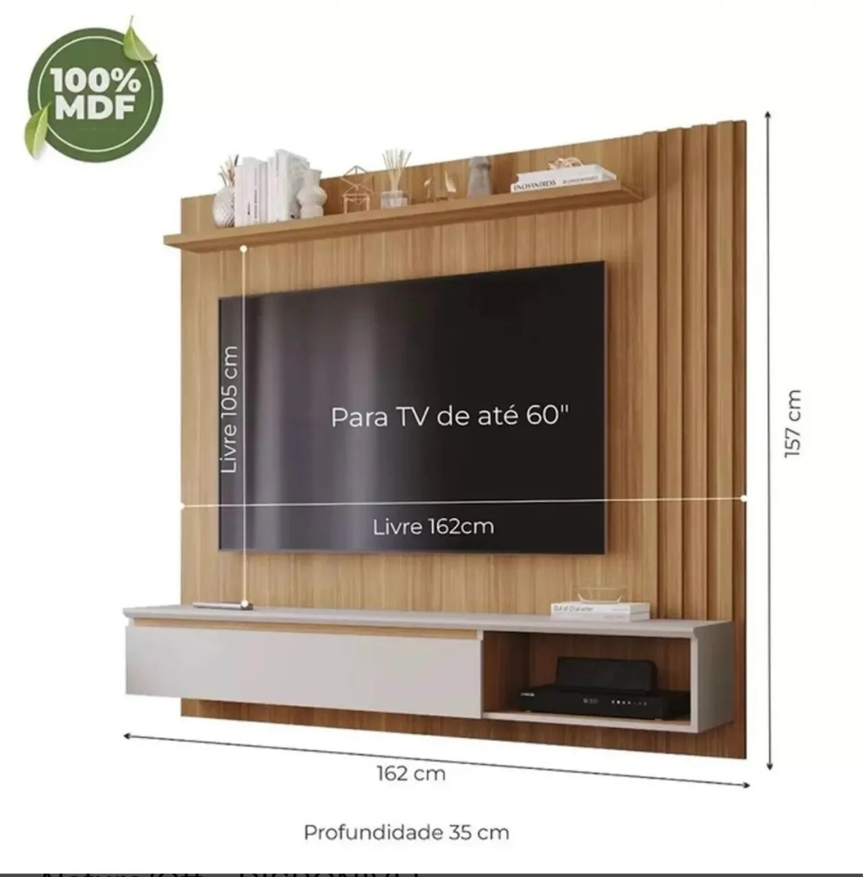 Painel Home Sofisticado em MDF - Foto 4