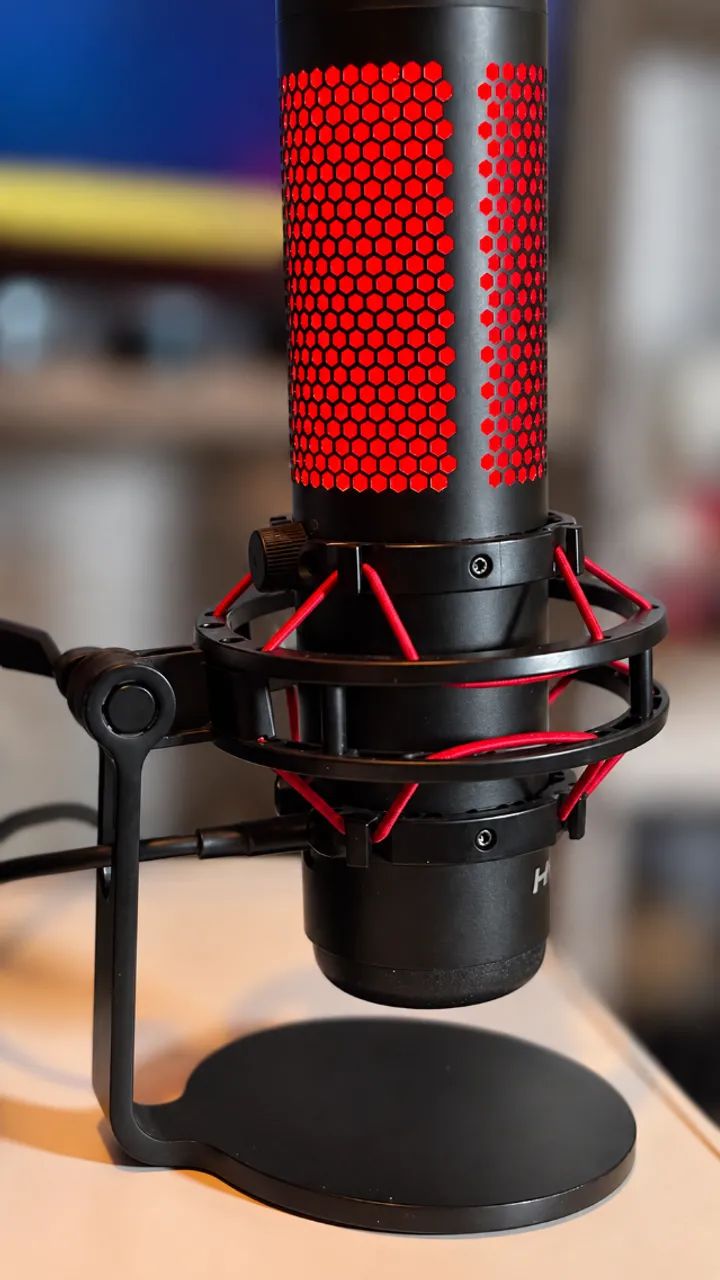 HyperxQuadcast Led vermelho - Foto 4