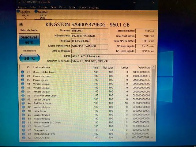 SSD Kingston 960GB - Foto 3