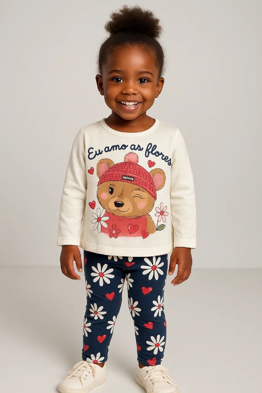 Conjunto Infantil Bee Loop Tam 4 | Confortável e Estiloso