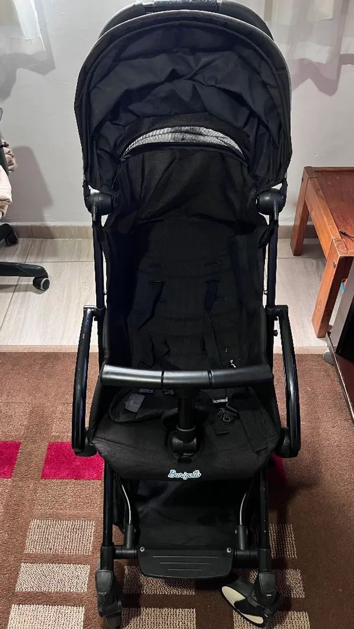 Carrinho de bebê Burigotto preto