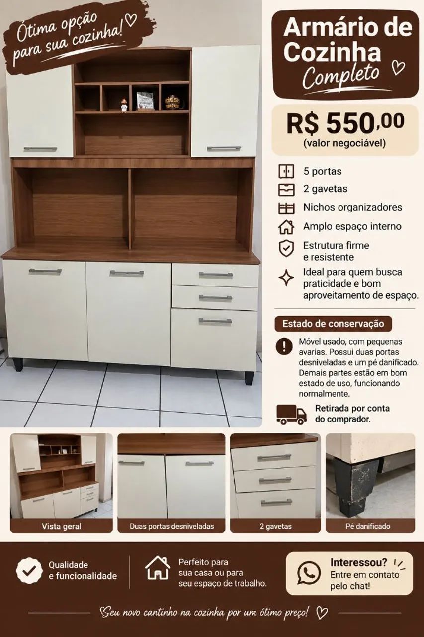 Armário de cozinha 