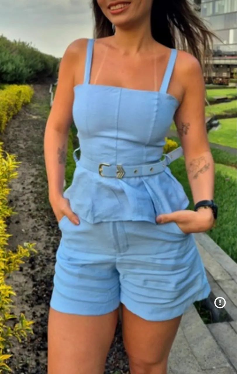 Conjunto short e blusa 