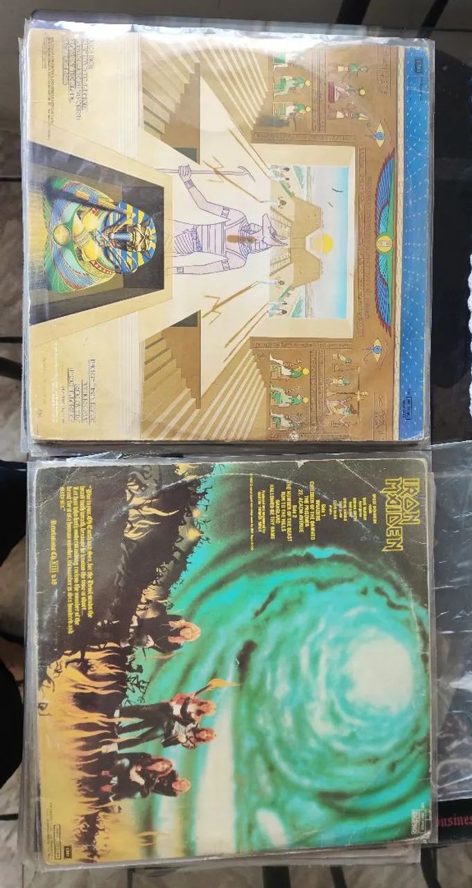 LP Iron Maiden Powerslave e The Number of The beast - atenção no anúncio.  - Foto 6