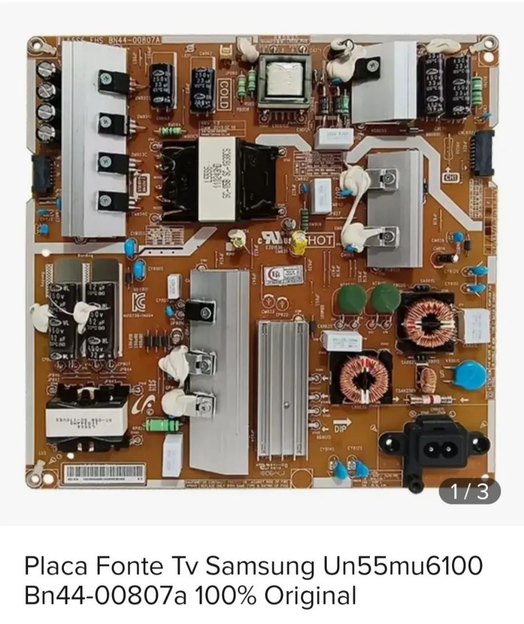 Placa fonte da tv samsung 55 polegadas  - Foto 3