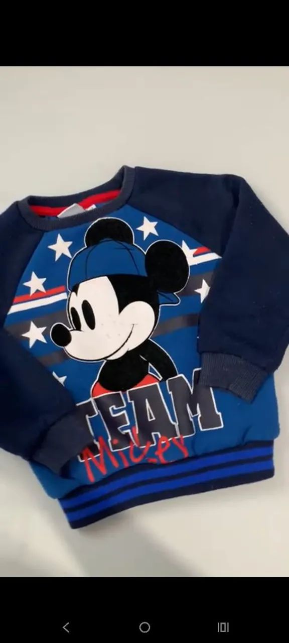 Blusa de frio Disney Tam 2/3 anos