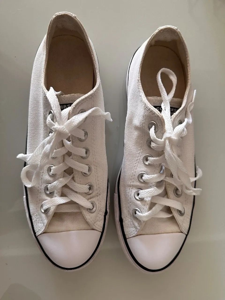 All Star Branco Plataforma  37 - Foto 2