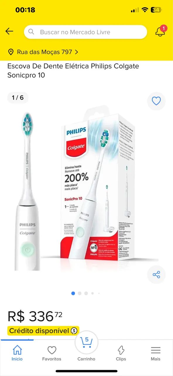A escova elétrica Philips Colgate SonicPro 10 - Foto 4
