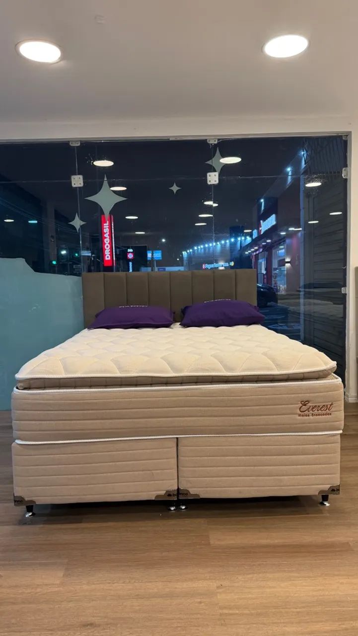 CAMA BOX QUEEN - 158X198 - EVEREST  - Foto 5