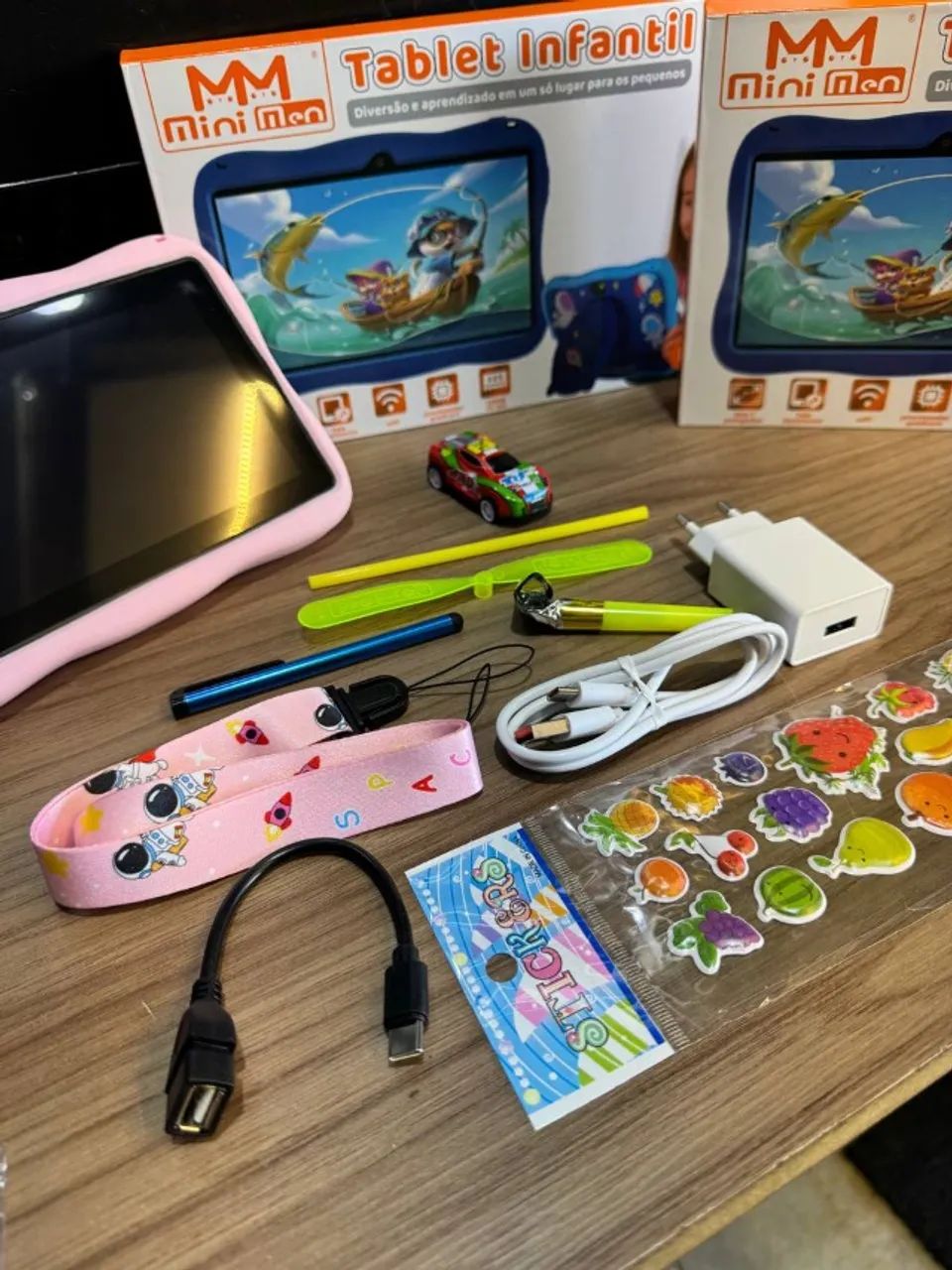 Tablet Infantil Mini Men Rosa 128G - PRODUTO NOVO COM GARANTIA - Foto 4