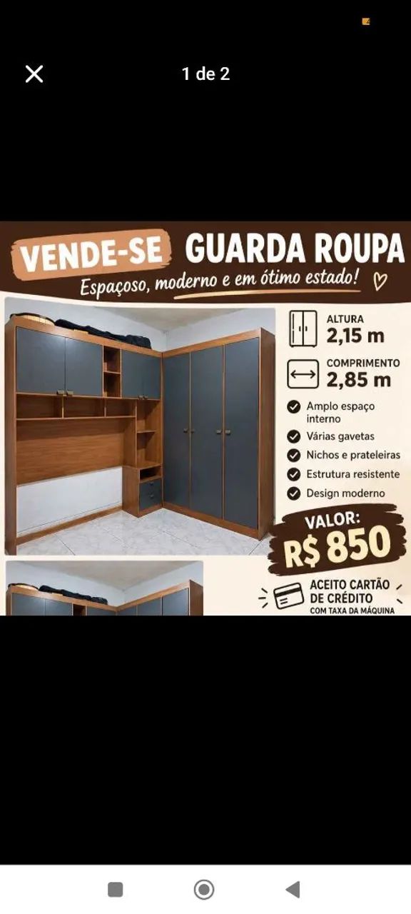 Quarda roupa novo  - Foto 2