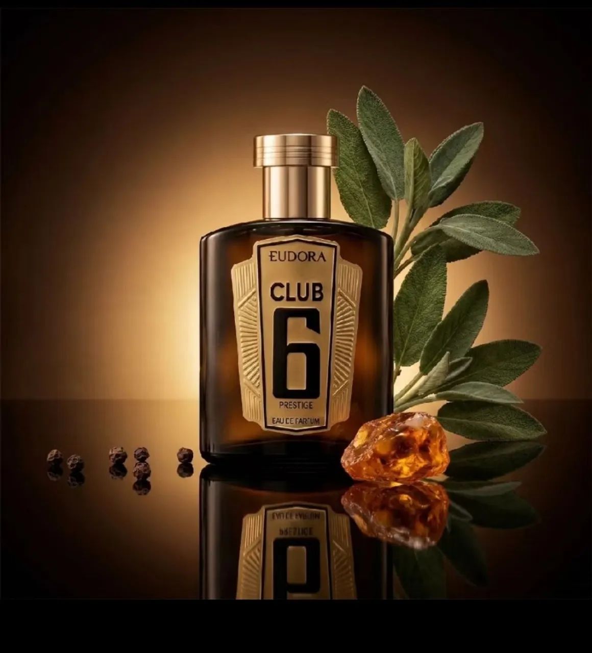 Eudora Club 6 Prestige Eau de Parfum masculino, 95ml  - Foto 2