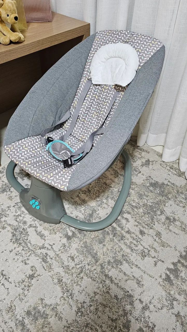 Cadeira balanço automática bebê techno light
