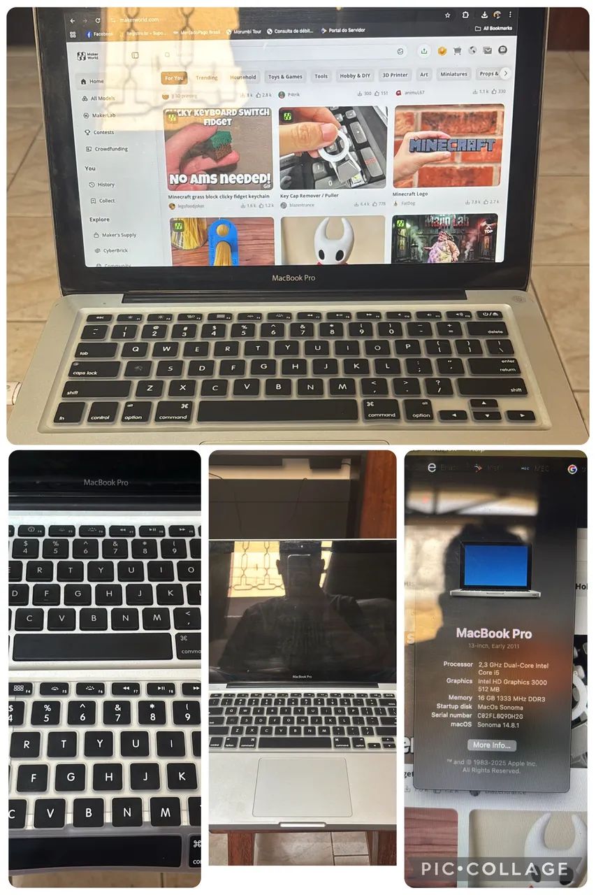 MacBook本体 MacBook Pro 13inch i5 16G 1TB MacBook Pro 13 i5 16GB RAM SSD 1TB | Rápido e Completo - Notebooks