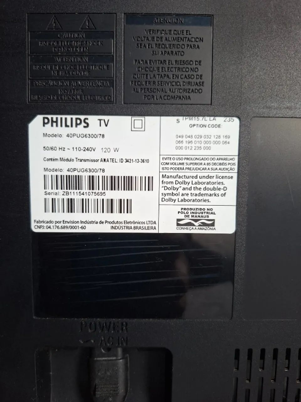 Televisão Philips 40 polegadas  - Foto 4