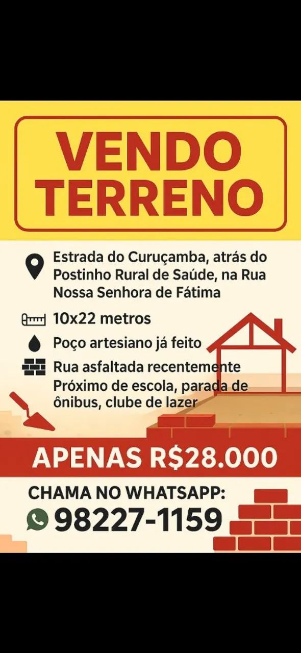 VENDO TERRENO - CURUÇAMBÁ  - Foto 4