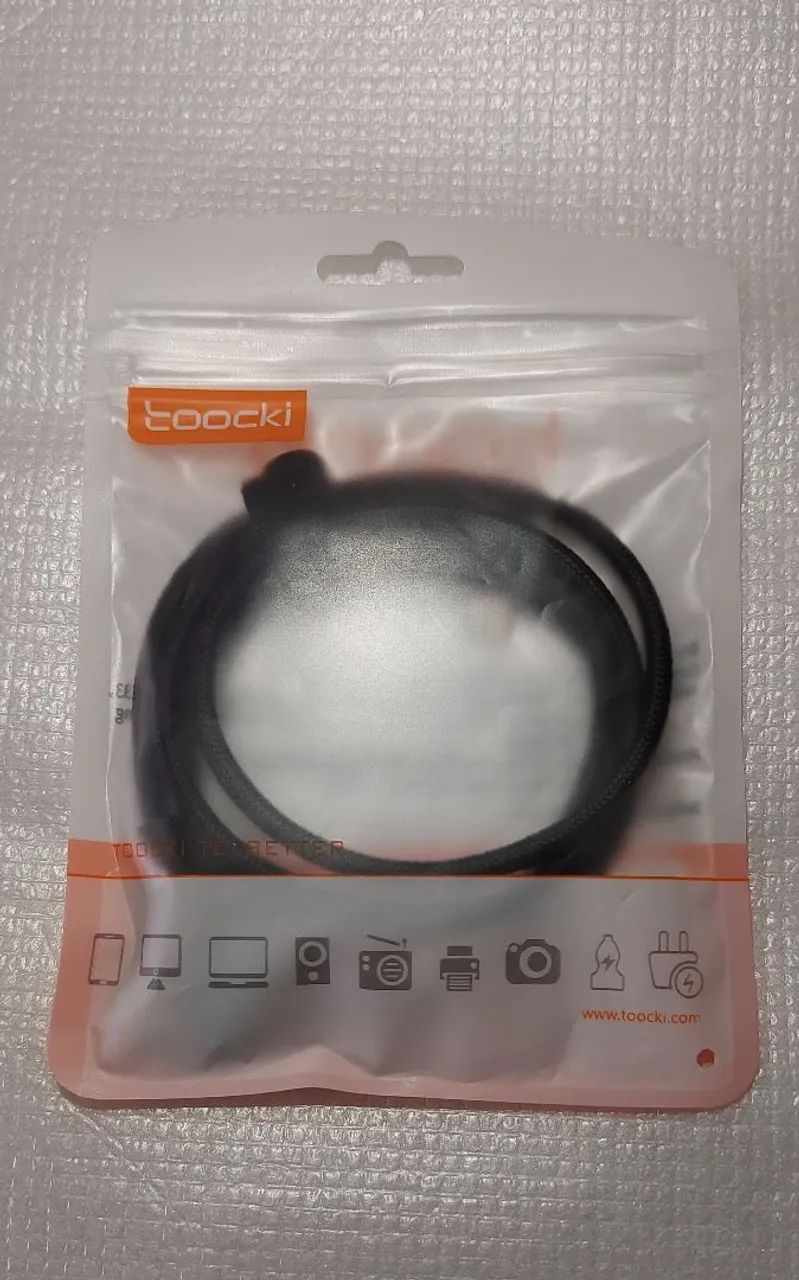 Cabo Usb Toocki 100w 1m Usb Tipo C 90° Graus - Foto 3