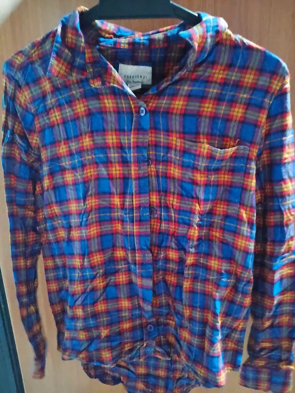 Blusa xadrez forever 21