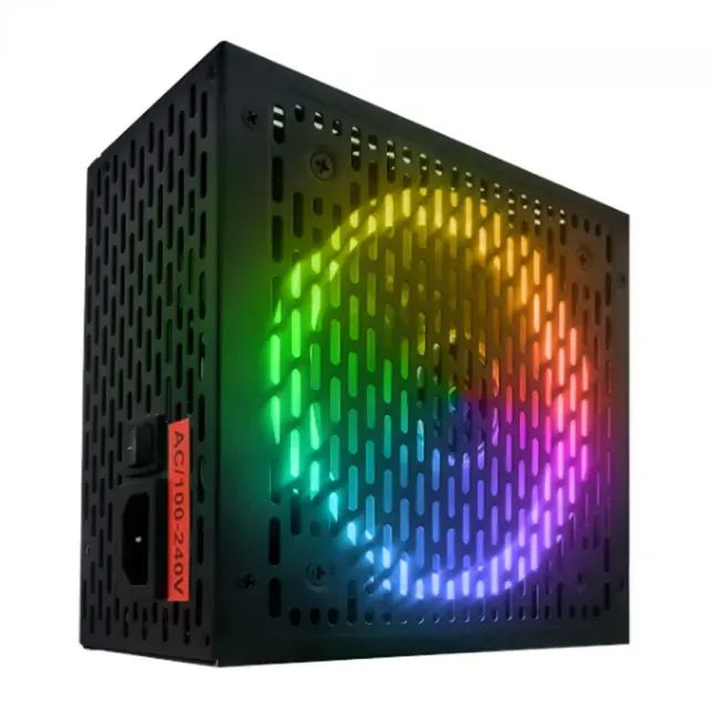 Fonte BRX Rainbow RGB, 450W, 80 Plus Bronze, PFC Ativo - Foto 3