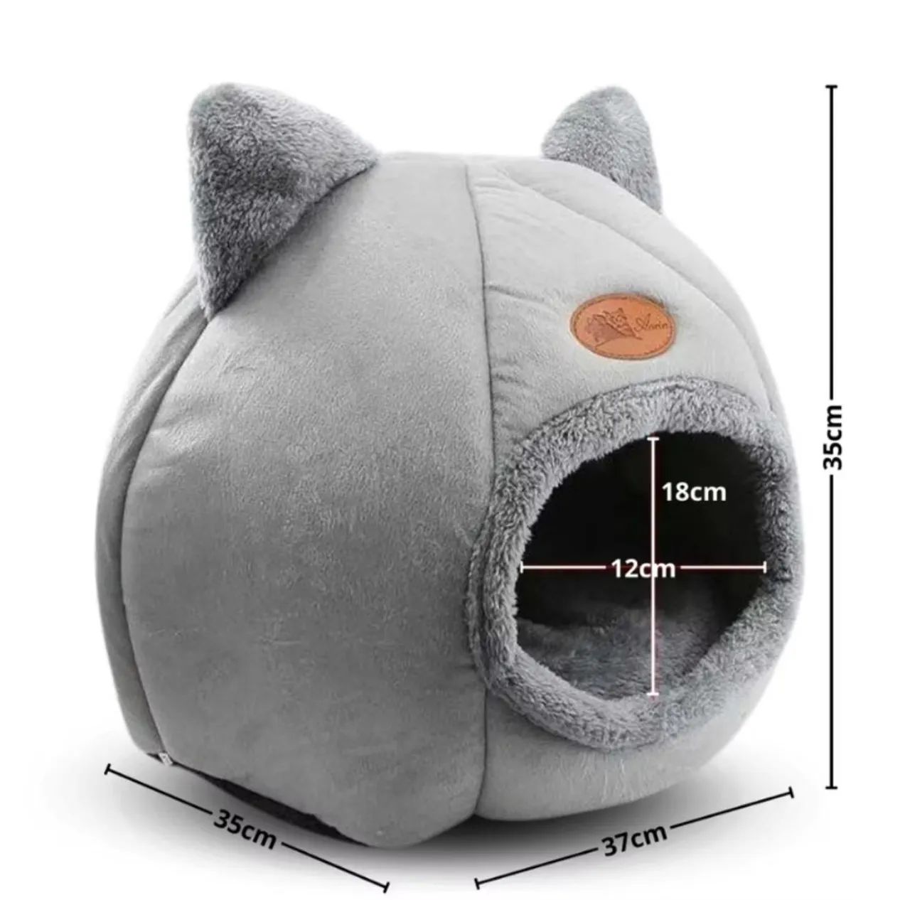 Casa Cama Tipo Toca Para Gato - Foto 3
