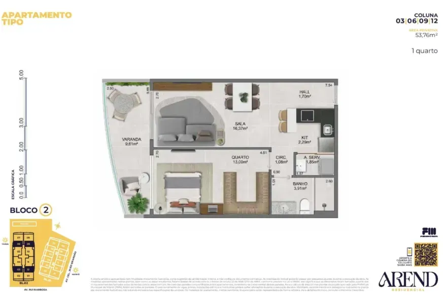 PLANTA 54m²