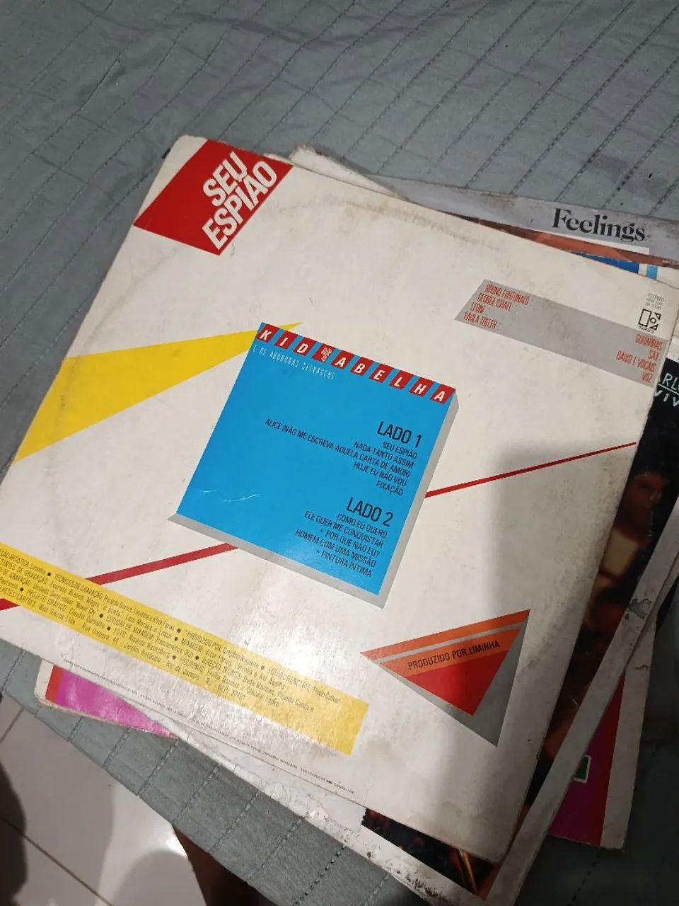 Disco de vinil | kid abelha e os abóboras selvagens (seu espião 1984) - Foto 3