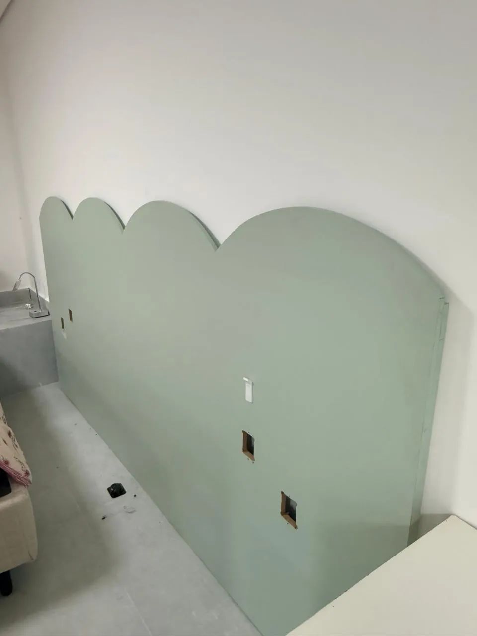 Cabeceira de Cama MDF com LED Embutido 2,60 m - Como Nova - Foto 4