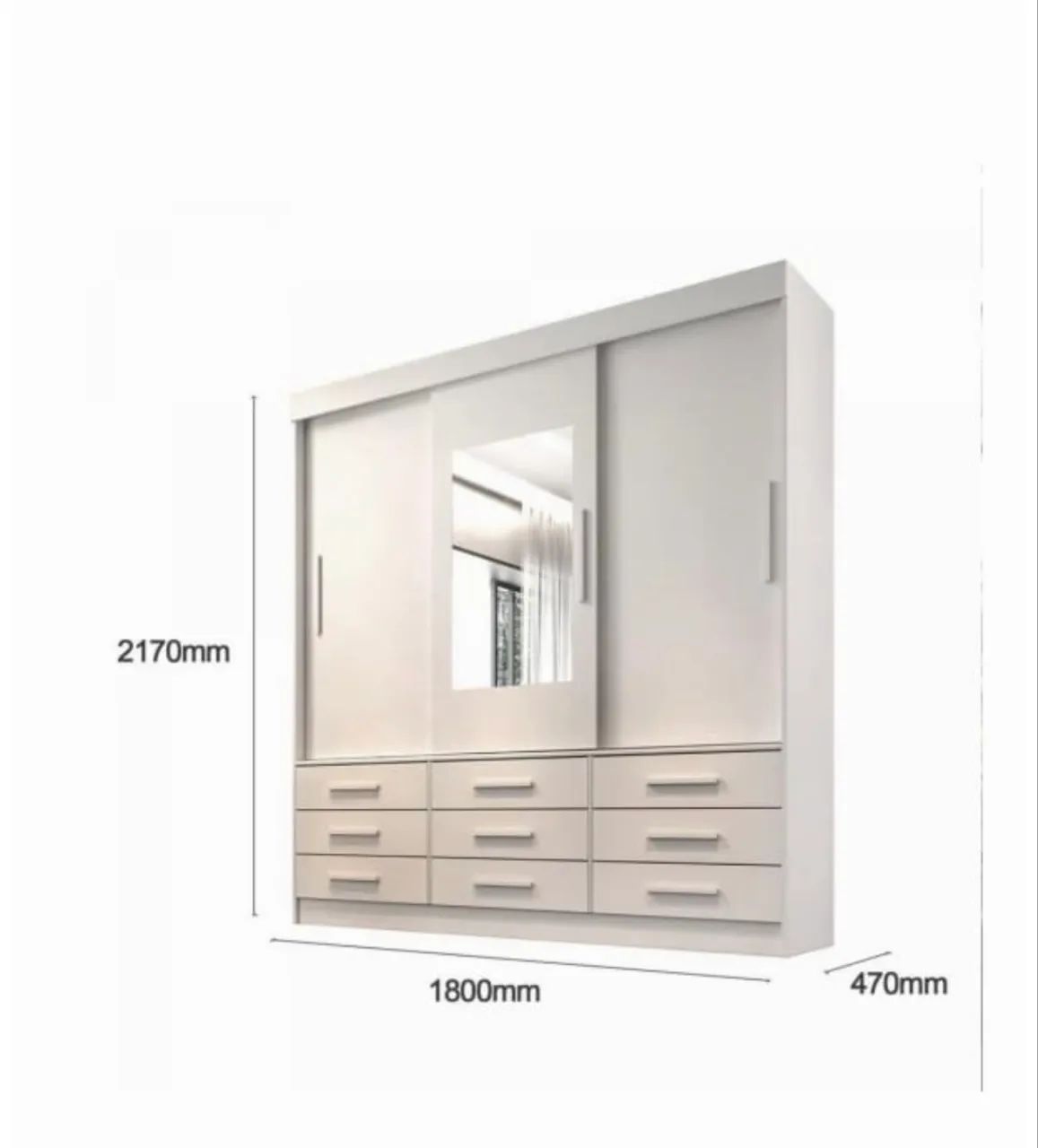 Guarda-roupa branco  - Foto 4