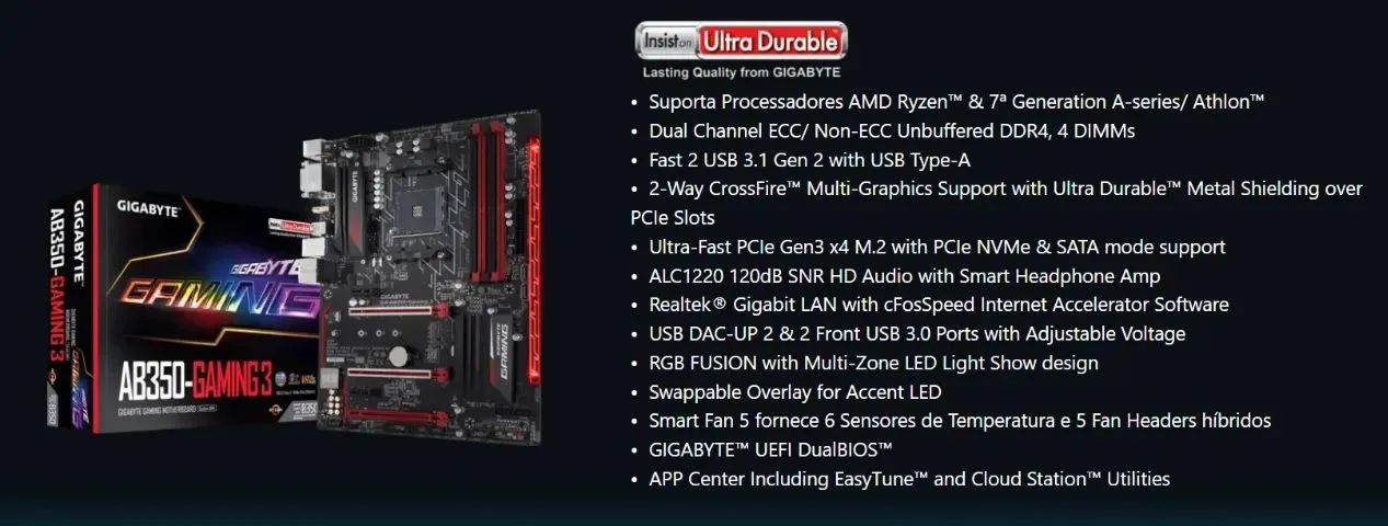 kit ryzen=1600x +P.mae +Cooler +8gb  - Foto 3