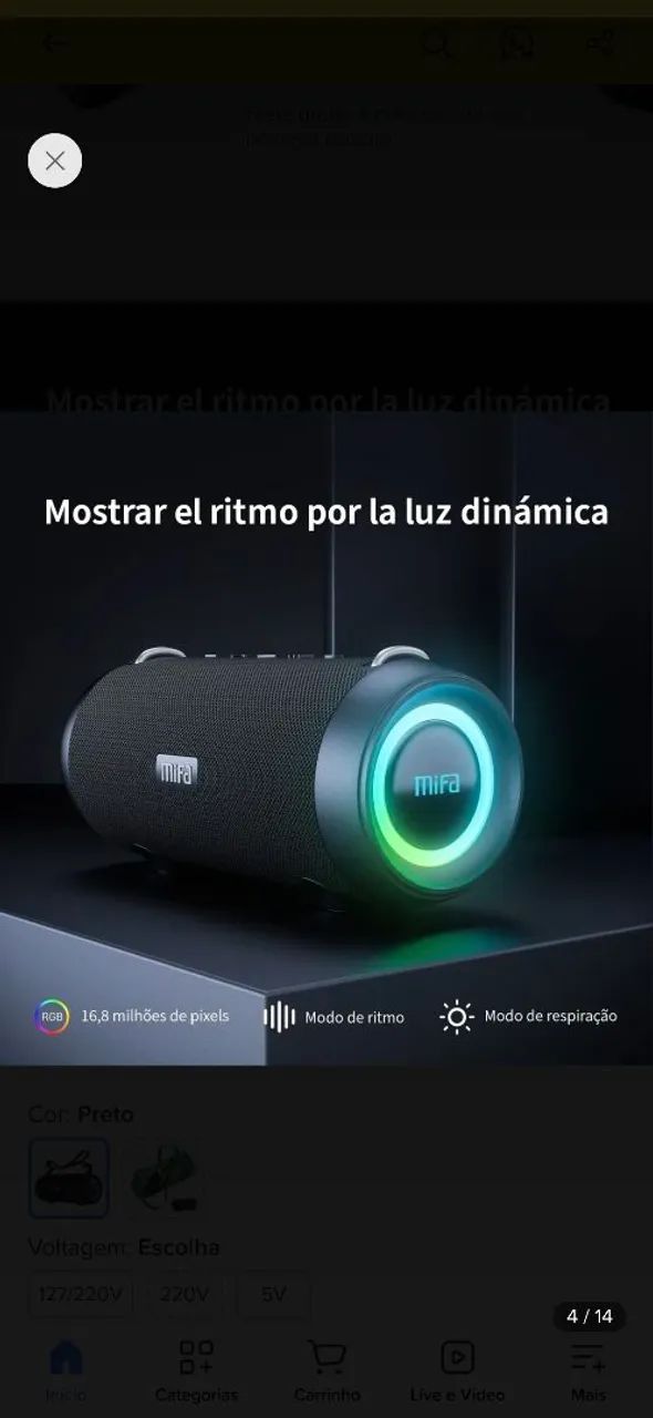 MIFA A90 - Caixa de som Bluetooth  - Foto 3